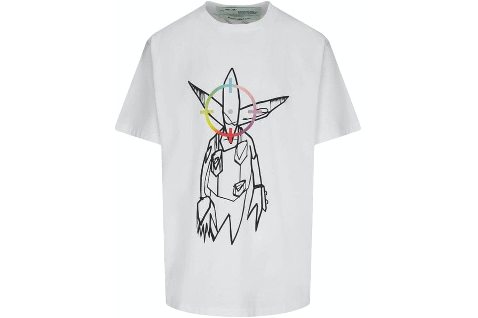 OFF WHITE X FUTURA OVERSIZED ALIEN TEE WHITE