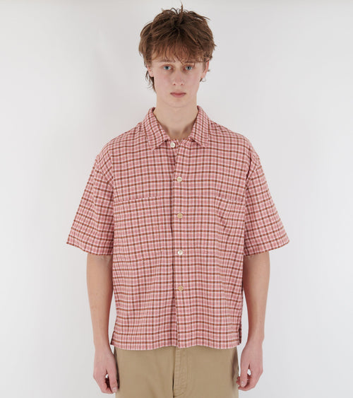 Adam Over Shirt Pink Check
