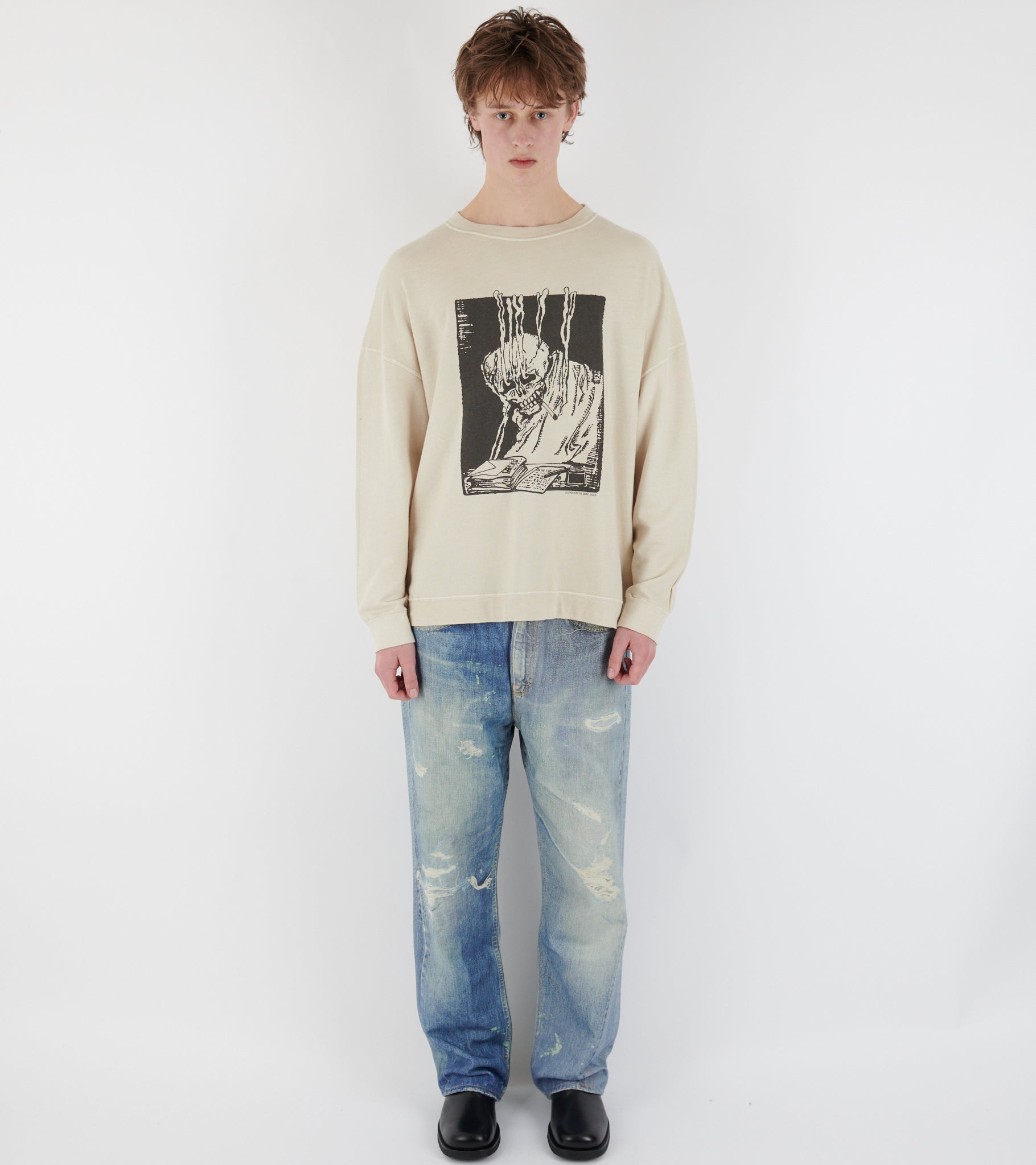 Slack Sweatshirt Angry Fan Mail Print
