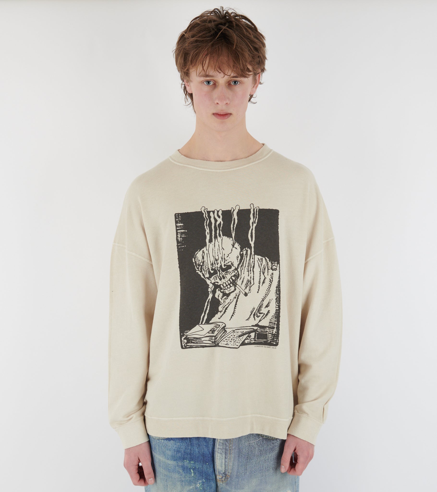Slack Sweatshirt Angry Fan Mail Print