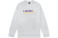 OVO X NBA CREWNECK HEATHER GREY LA LAKERS