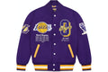OVO X NBA LAKERS VARSITY JACKET PURPLE