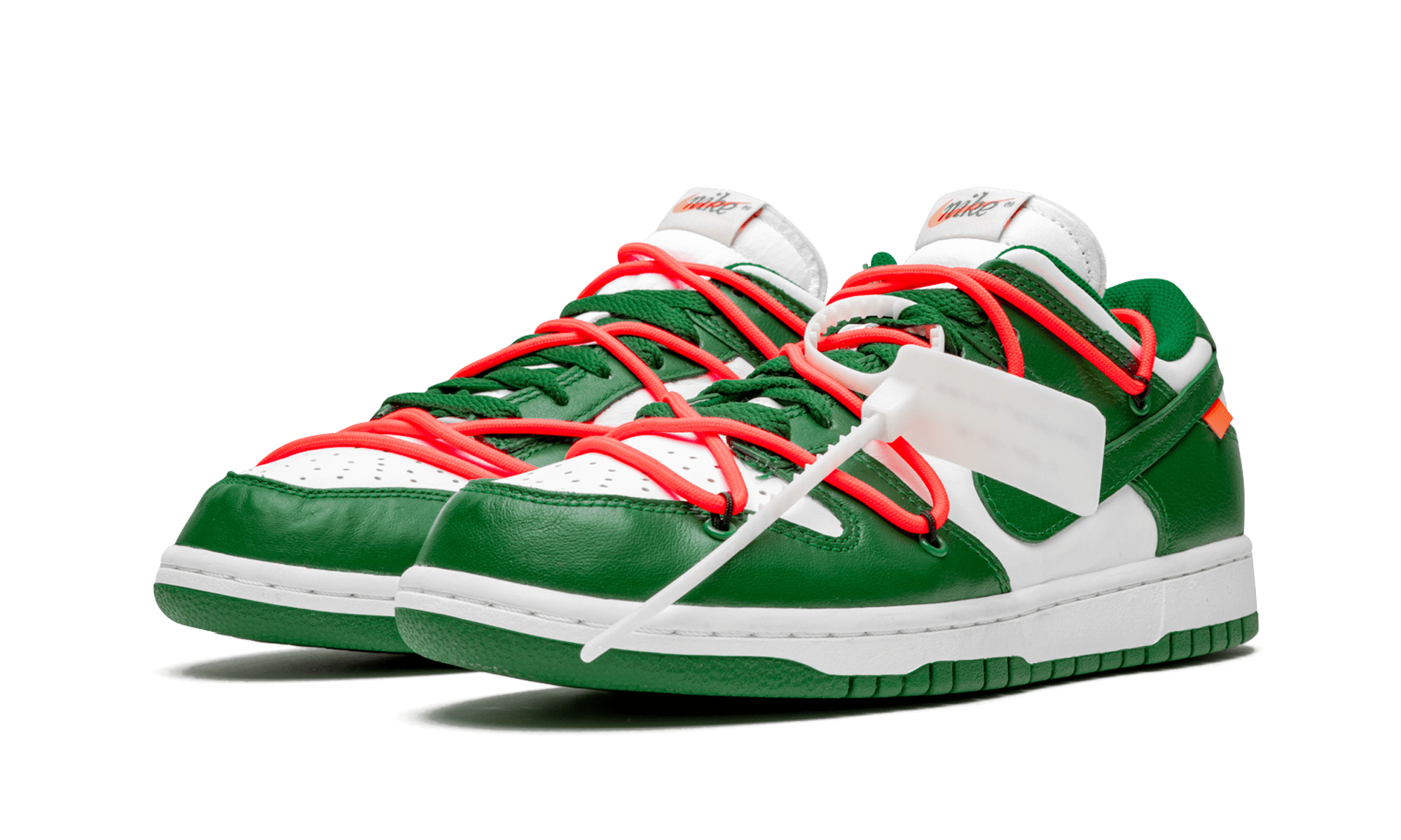 NIKE X OFF WHITE DUNK LOW PINE GREEN