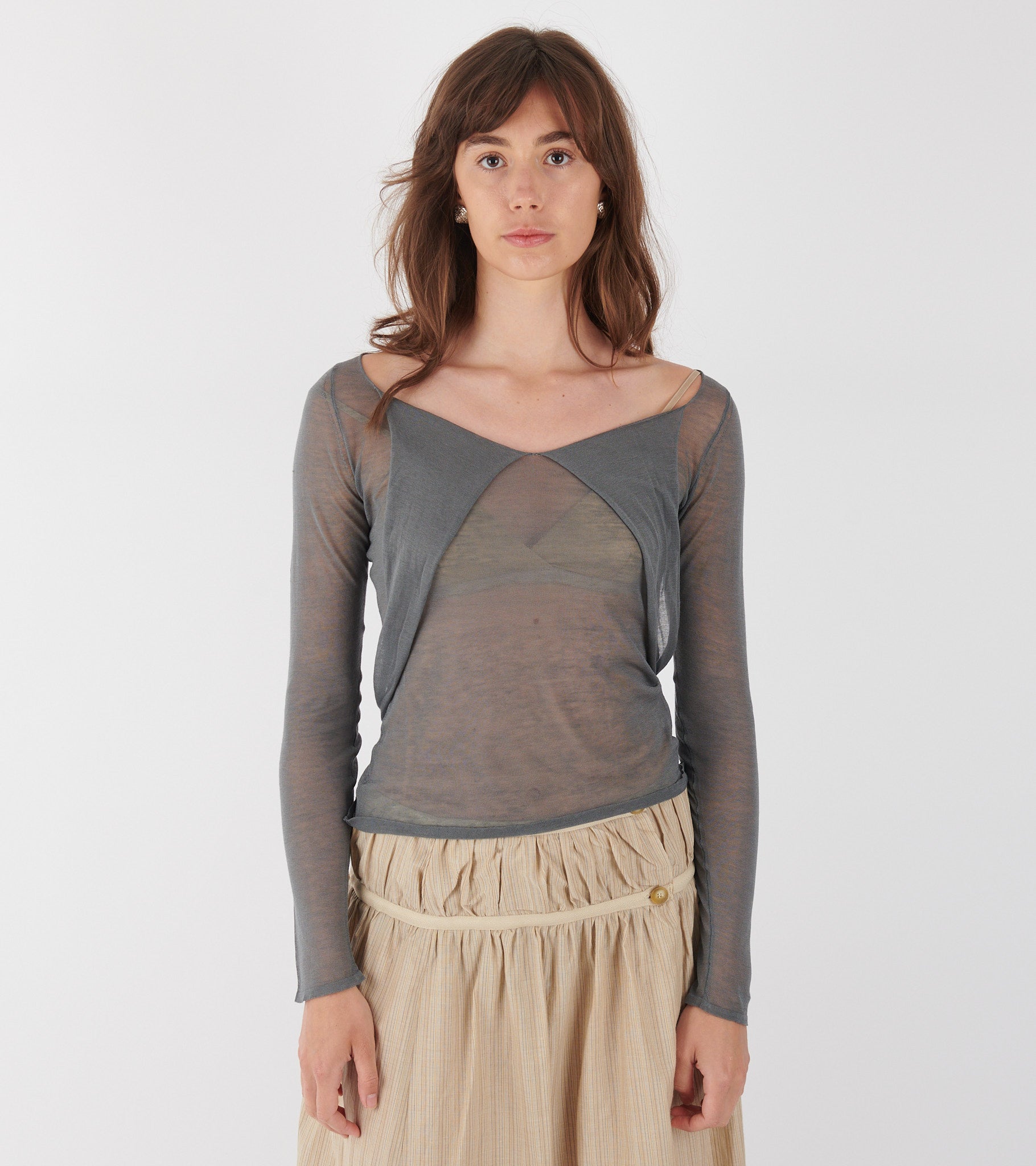 Clyo Long-sleeved Grey