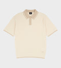 S/S Sweater Polo Beige Mix