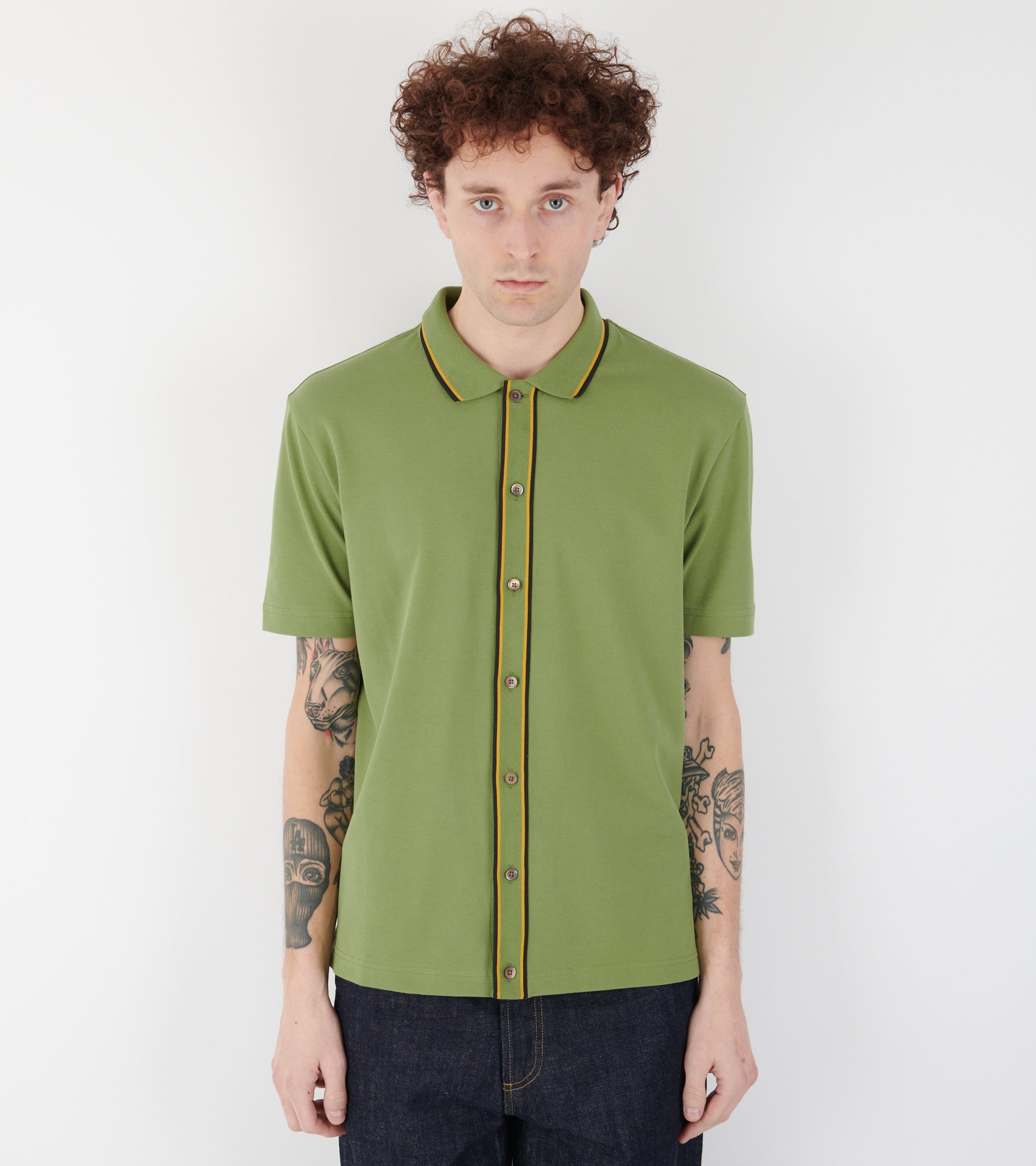 S/S Polo Shirt Khaki