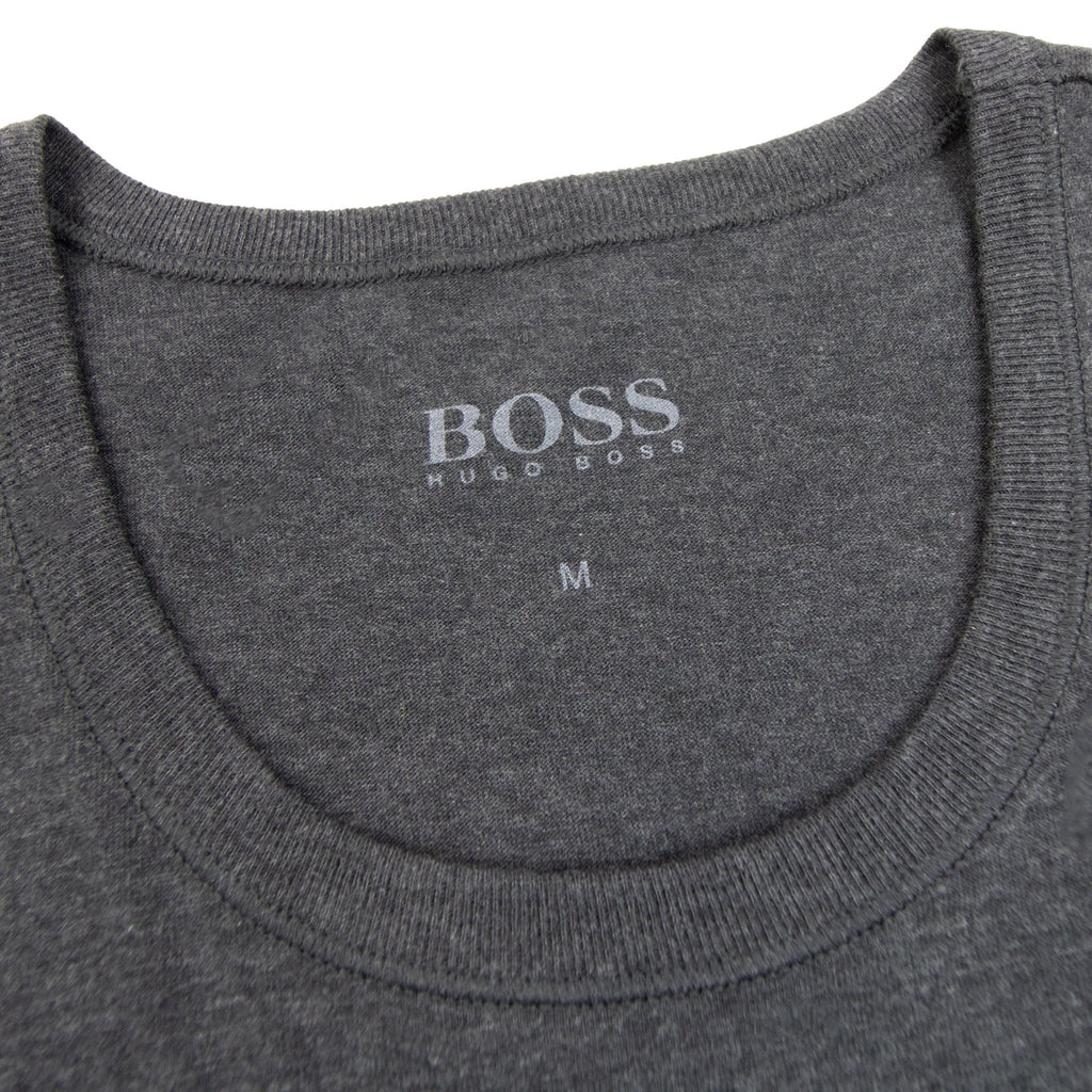 Pre-Loved BOSS Mens Regular Fit Crew Neck Grey Medium