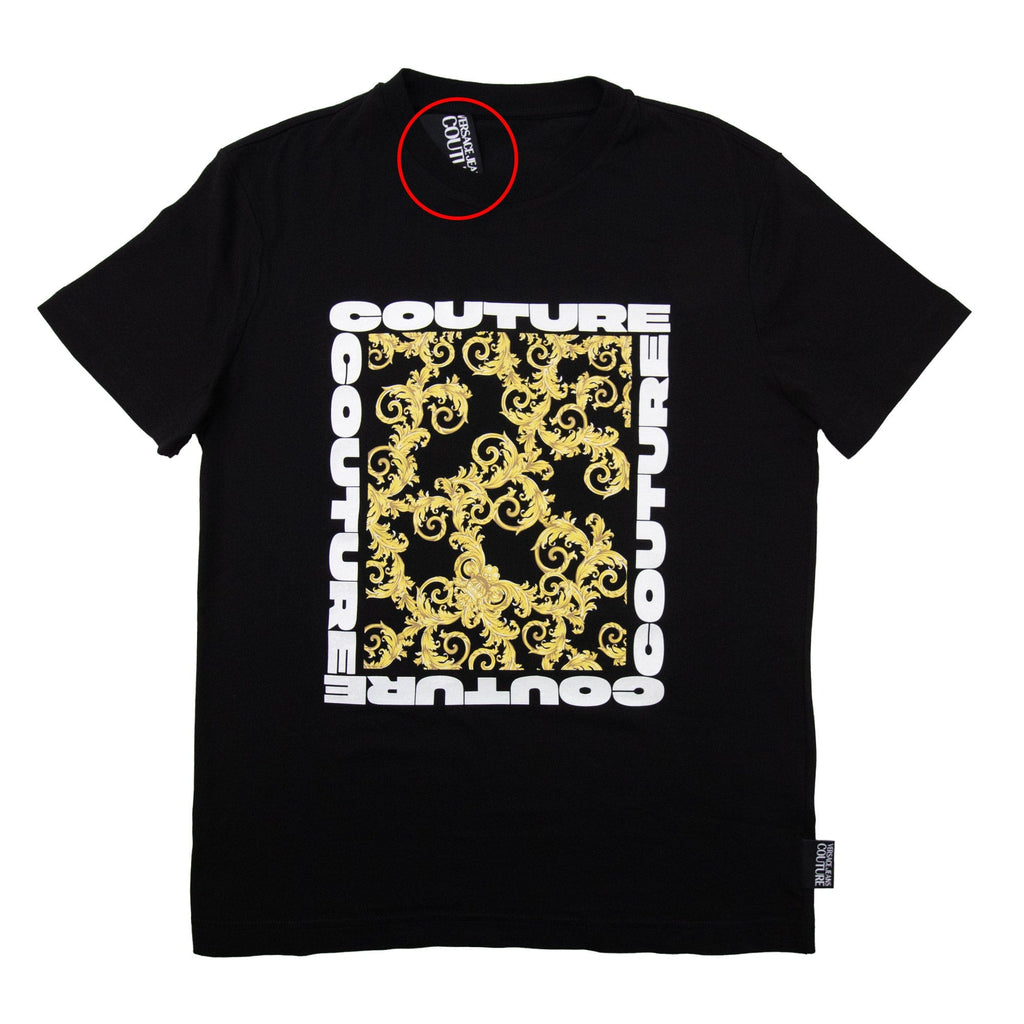 Pre-Loved Square Logo T-shirt Black Medium