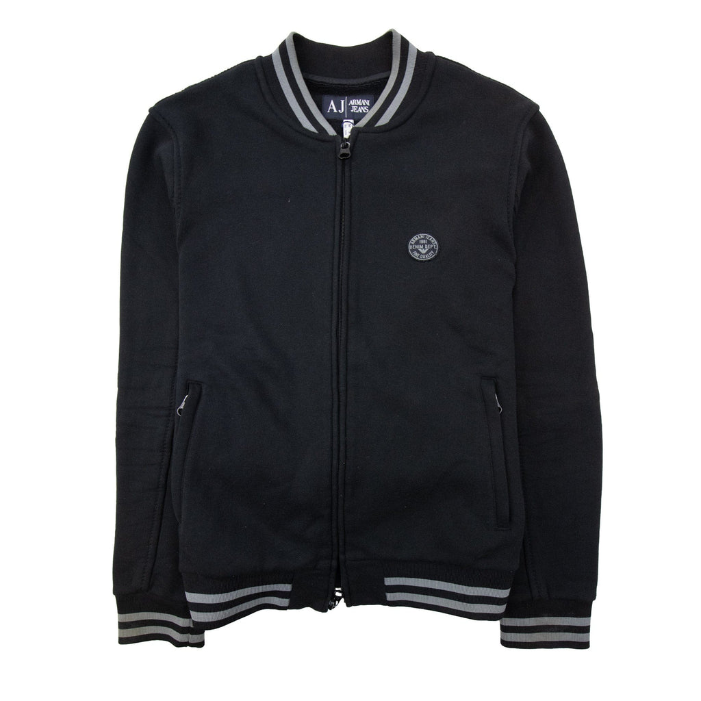 Pre-Loved Bomber Jacket Black Medium
