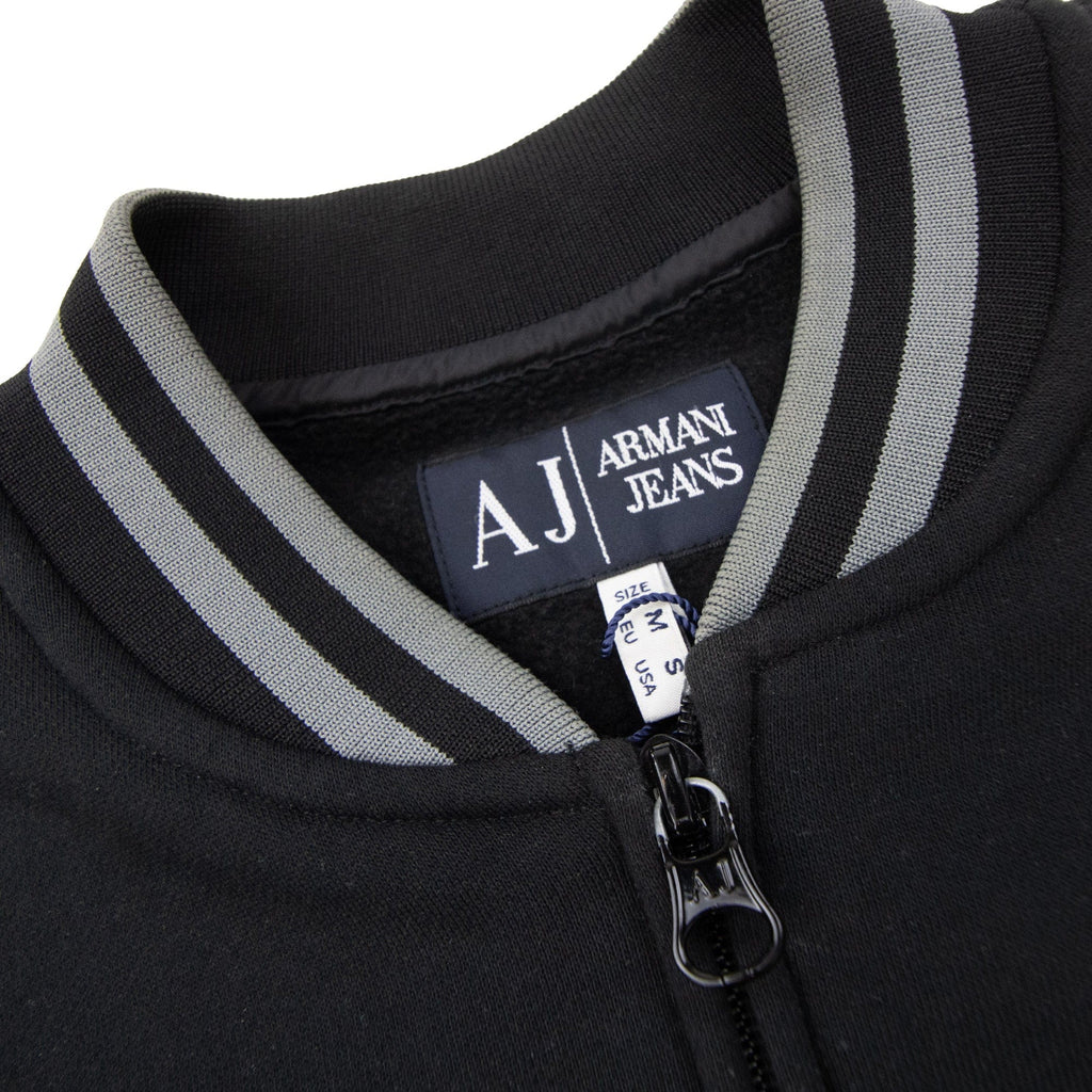 Pre-Loved Bomber Jacket Black Medium