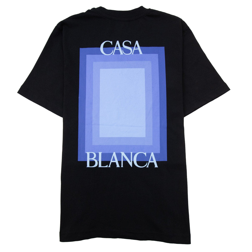 Pre-Loved Gradient Logo Degrade Screen T-Shirt Black Medium