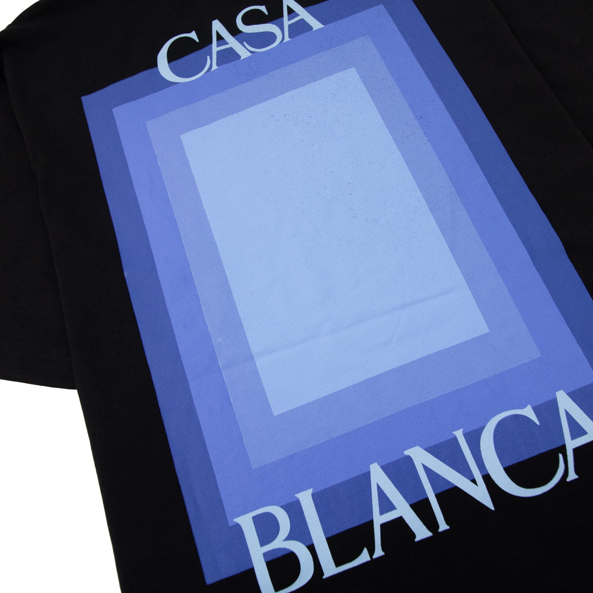 Pre-Loved Gradient Logo Degrade Screen T-Shirt Black Medium