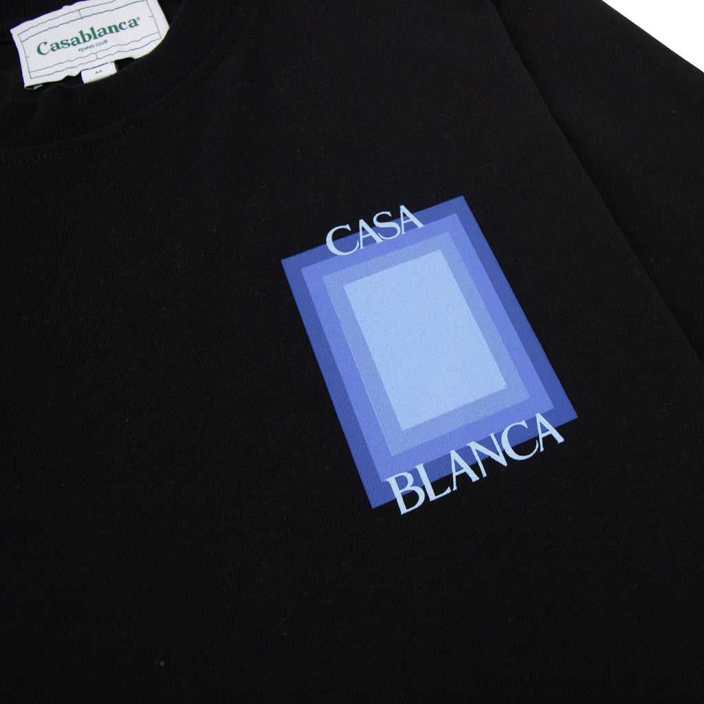 Pre-Loved Gradient Logo Degrade Screen T-Shirt Black Medium