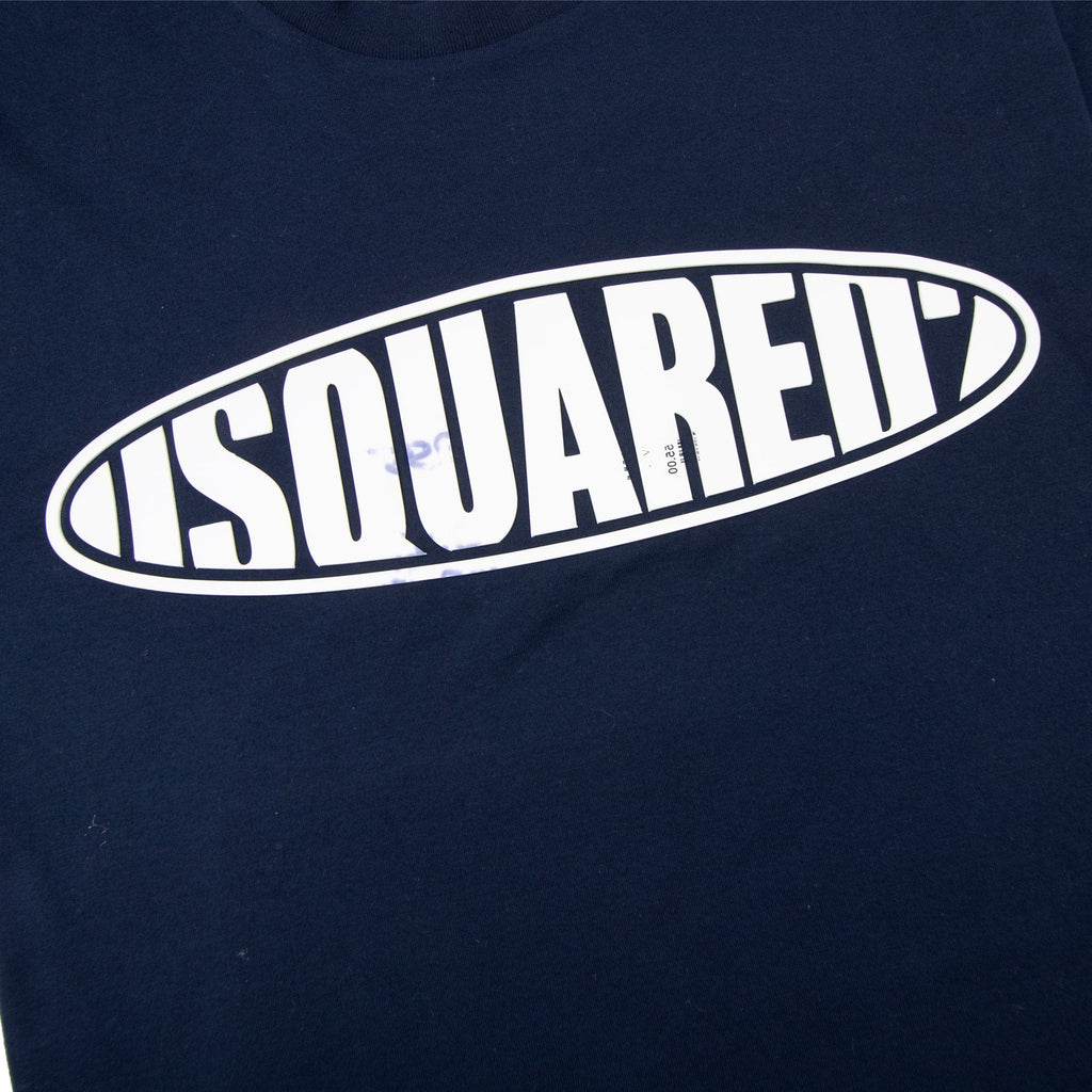Pre-Loved Surf Board Cool T-Shirt Navy Medium