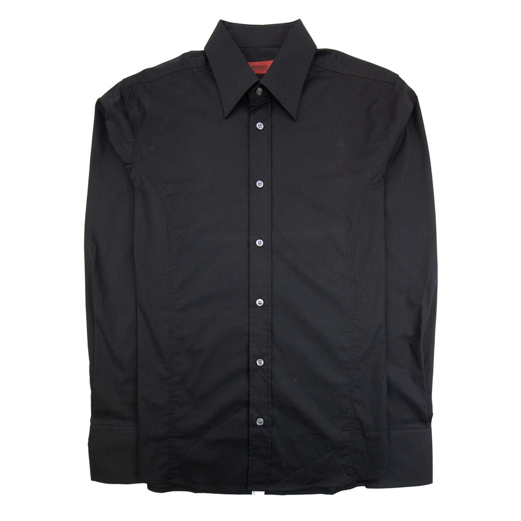 Pre-Loved Cotton Poplin Shirt Black Medium
