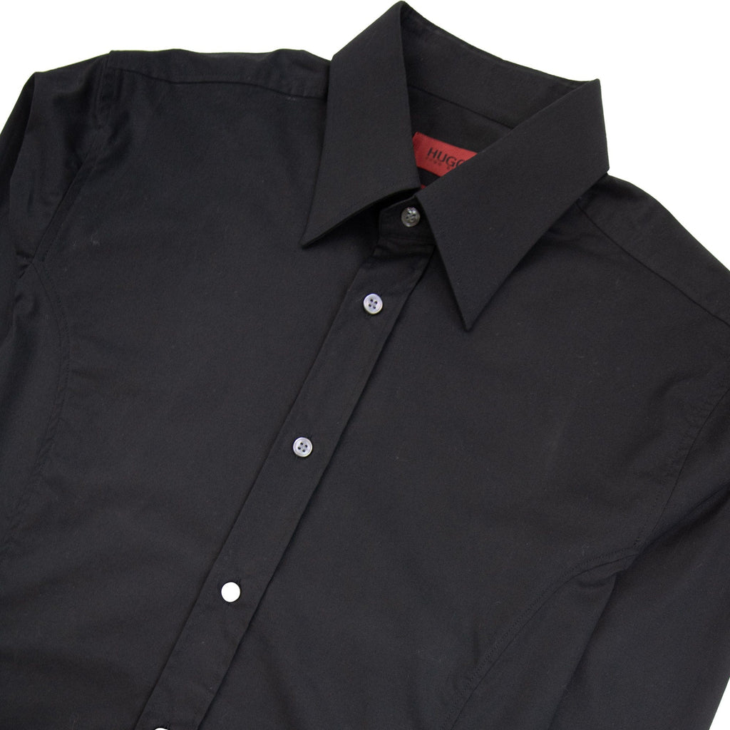 Pre-Loved Cotton Poplin Shirt Black Medium
