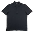 Pre-Loved Rock Stud Polo Shirt Black Small