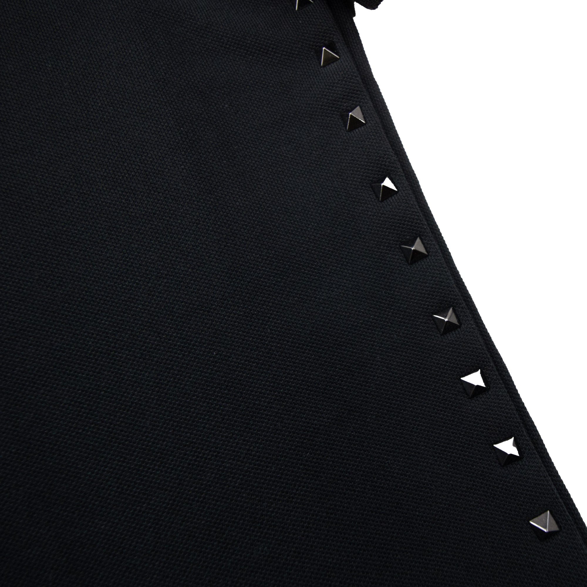 Pre-Loved Rock Stud Polo Shirt Black Small