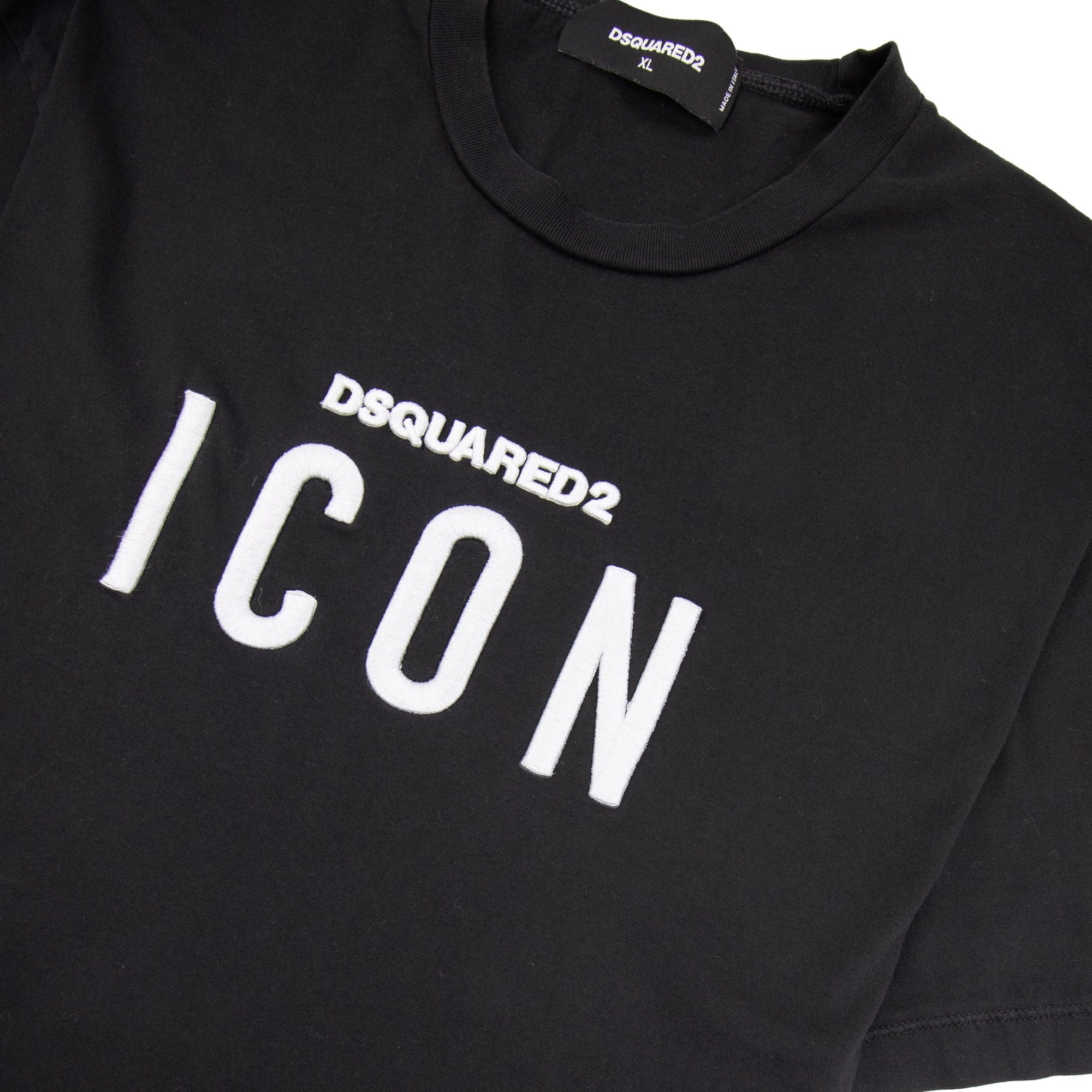Pre-Loved Icon Print T-Shirt Black XL