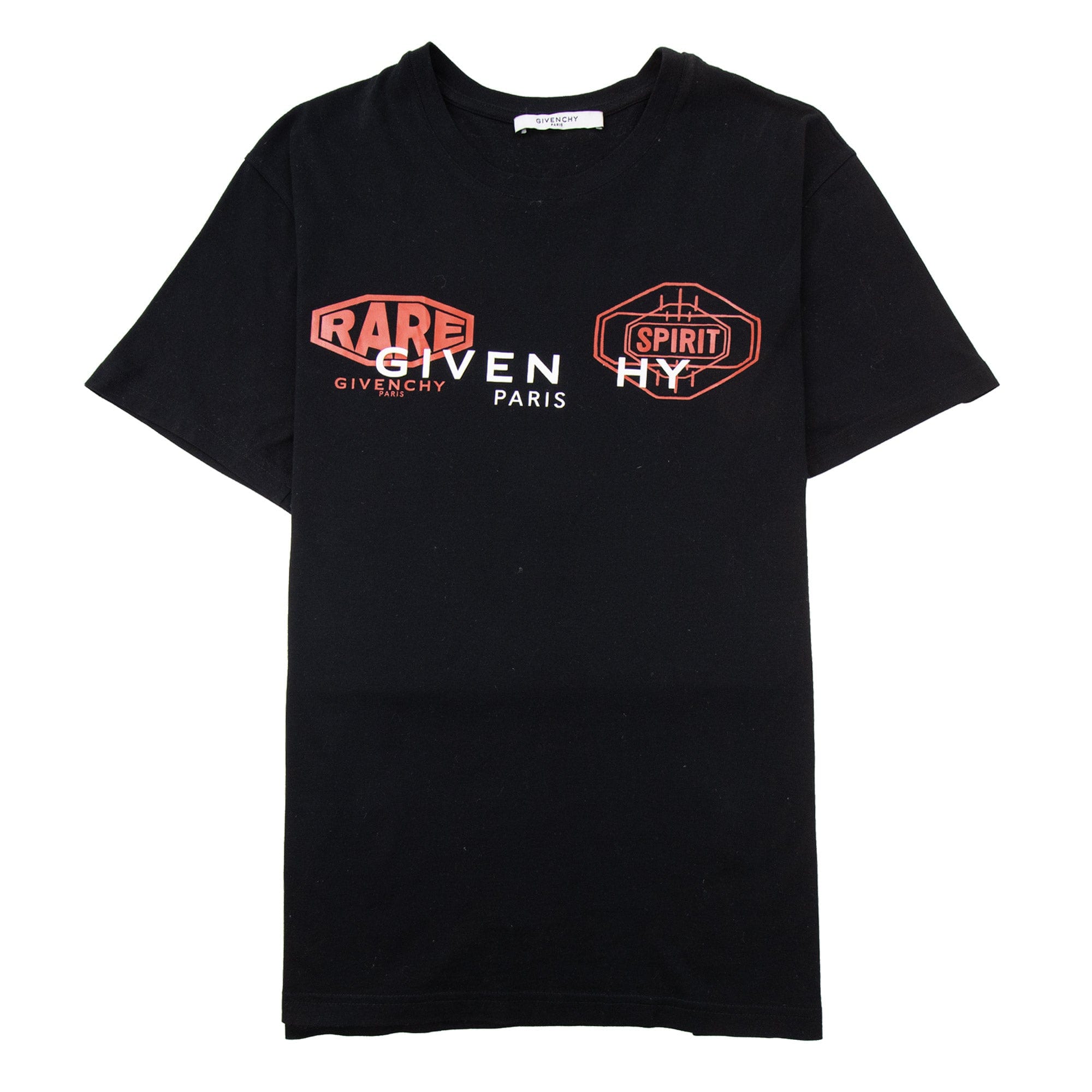 Pre-Loved Rare Spirit Logo T-Shirt Black XL