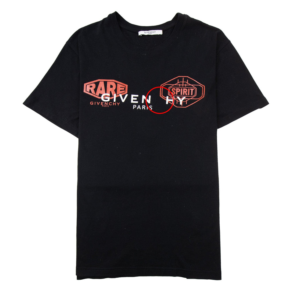 Pre-Loved Rare Spirit Logo T-Shirt Black XL