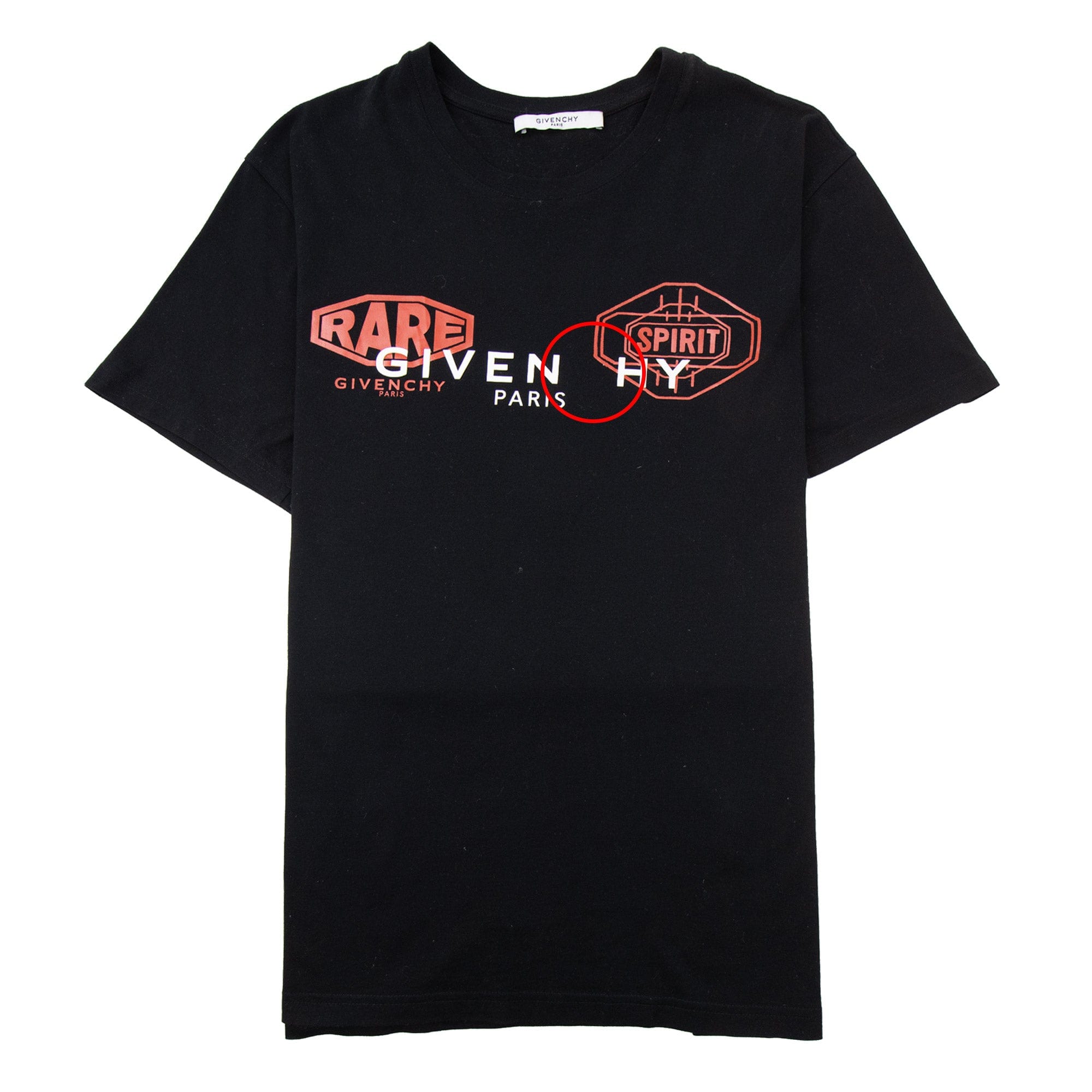 Pre-Loved Rare Spirit Logo T-Shirt Black XL