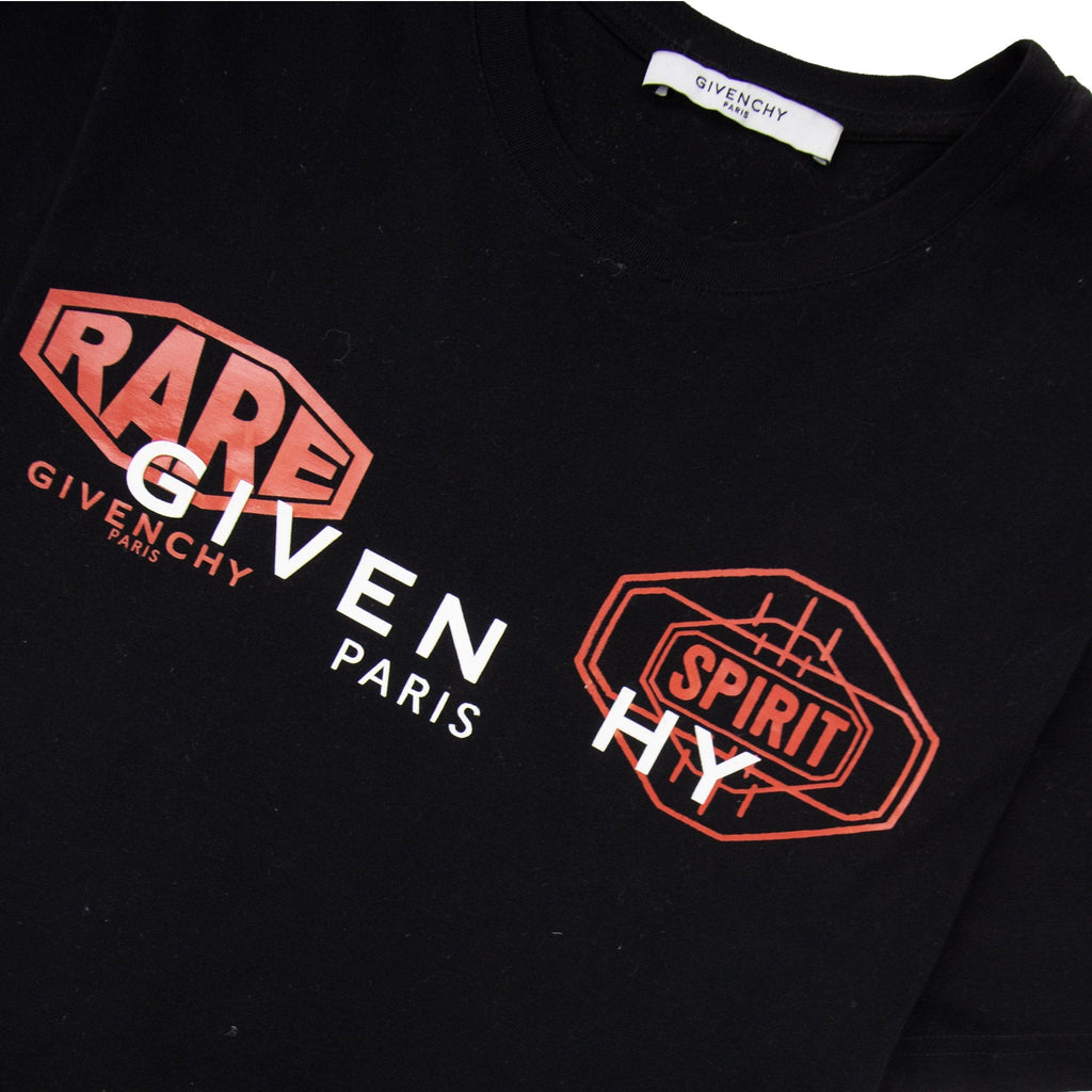 Pre-Loved Rare Spirit Logo T-Shirt Black XL