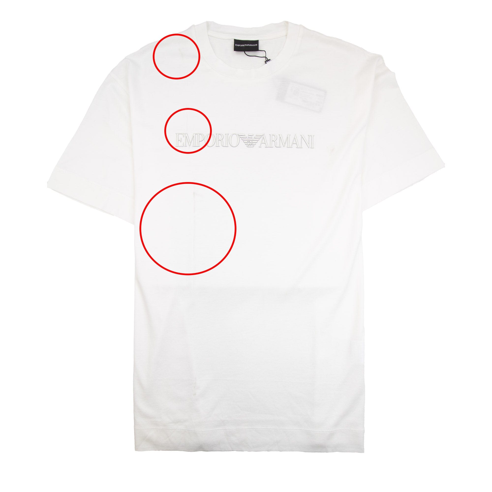 Pre-Loved Tencel Blend T-shirt Bianco 3XL
