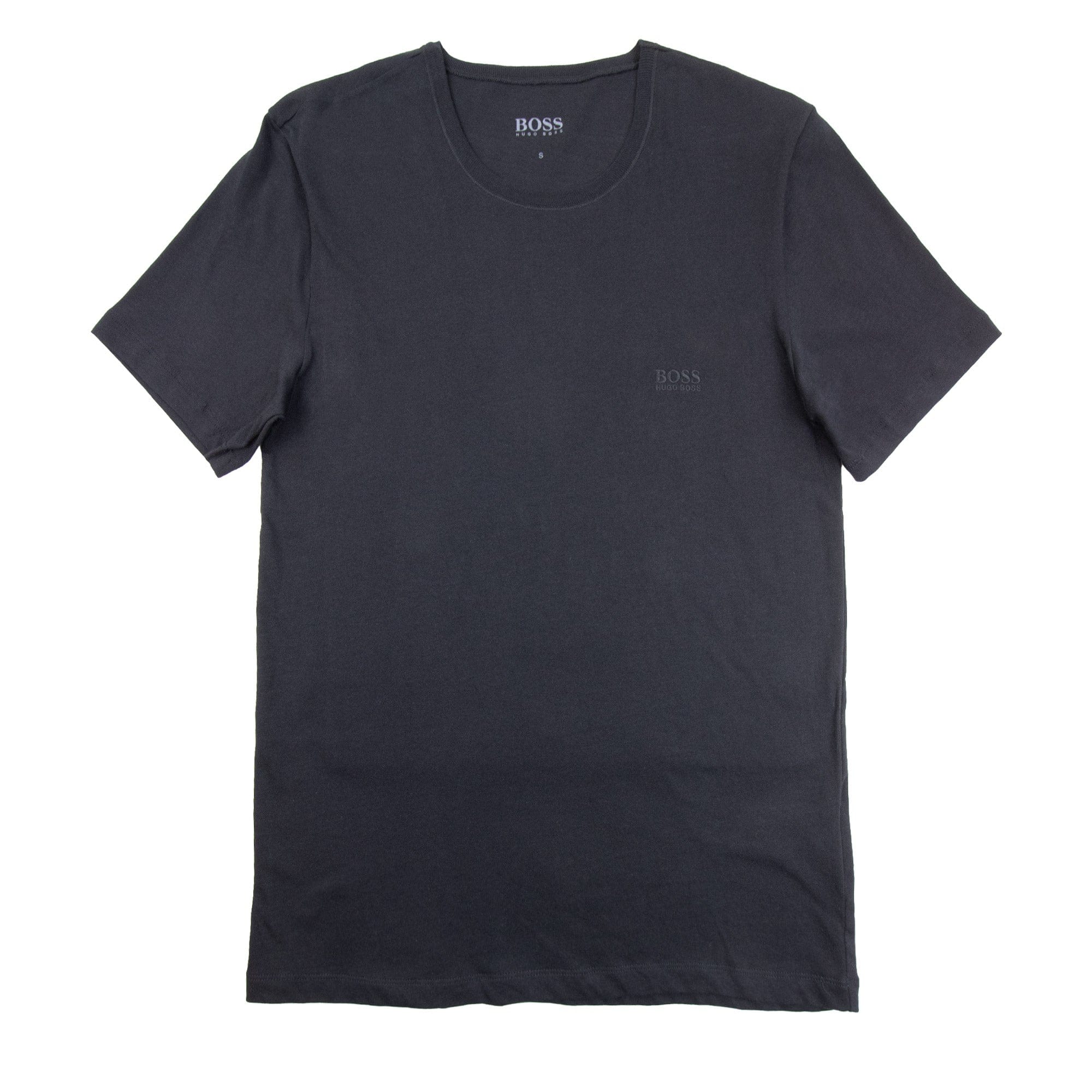 Pre-Loved BOSS Mens Regular Fit Crew Neck Black Small