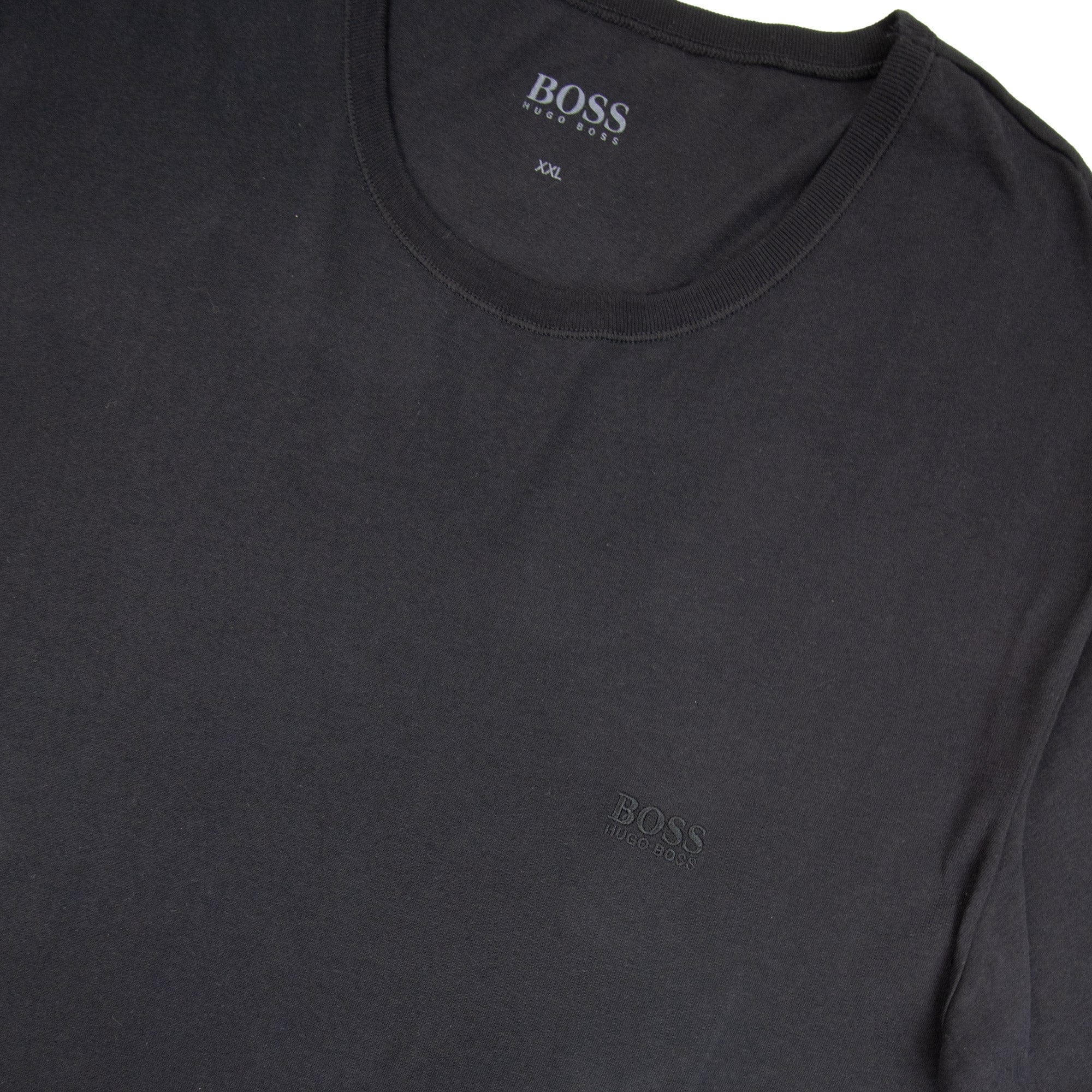 Pre-Loved BOSS Mens Regular Fit Crew Neck Black 3XL