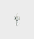 Bow Hoop Silver