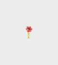 Red Flower Dream Ear Stick Red