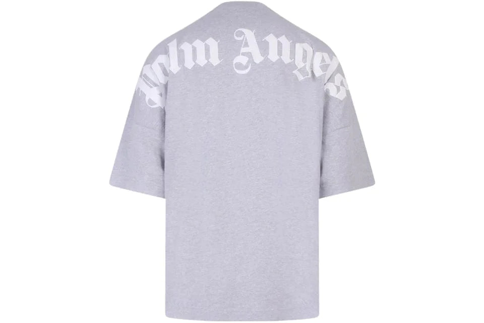 PALM ANGELS CLASSIC LOGO T-SHIRT GREY / WHITE