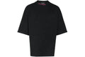 PALM ANGELS DOUBLE LOGO T-SHIRT BLACK / FUCHSIA