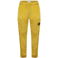 Stone Island Yellow Nylon Metal Cargo Pants