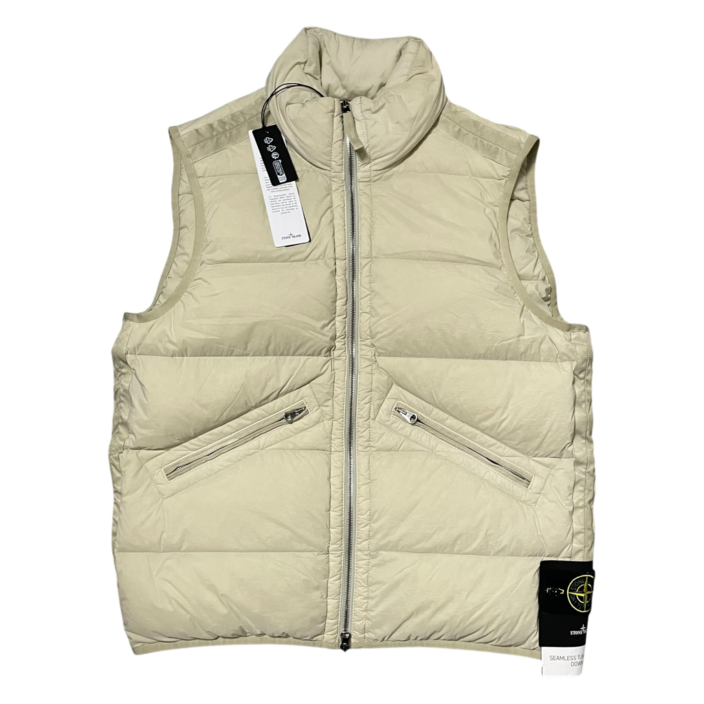 Stone Island Garment Dye Seamless Tunnel Bodywarmer