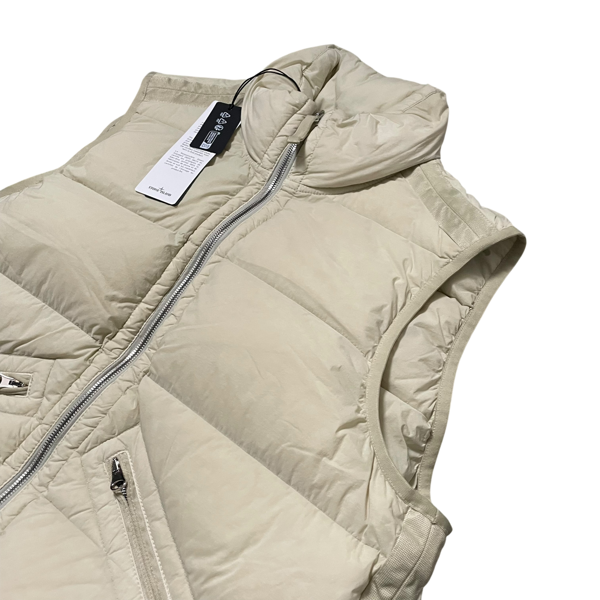 Stone Island Garment Dye Seamless Tunnel Bodywarmer