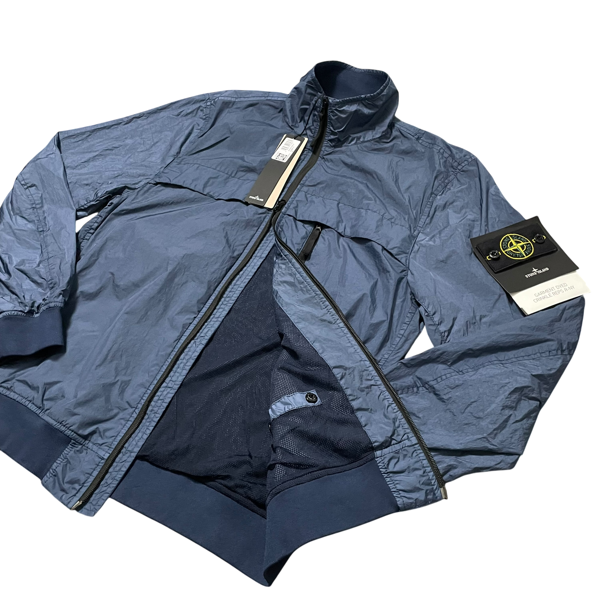Stone Island Garment Dye Crincle Reps Jacket