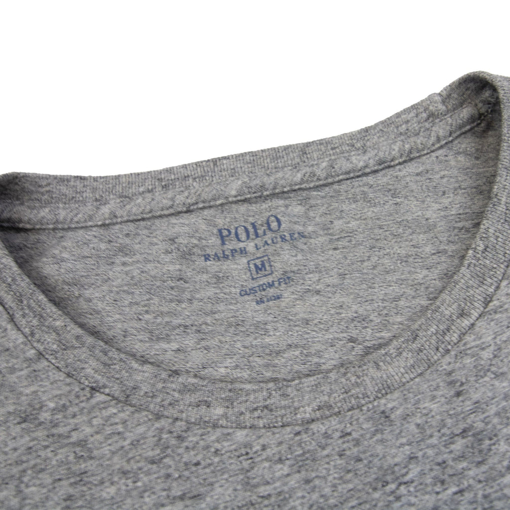 Polo Ralph Lauren Custom Fit Long Sleeve T-Shirt Grey Marl