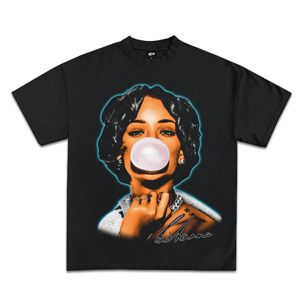 RIHANNA GRAPHIC T-SHIRT BLACK