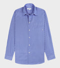 Oversized Shirt Blue Striped