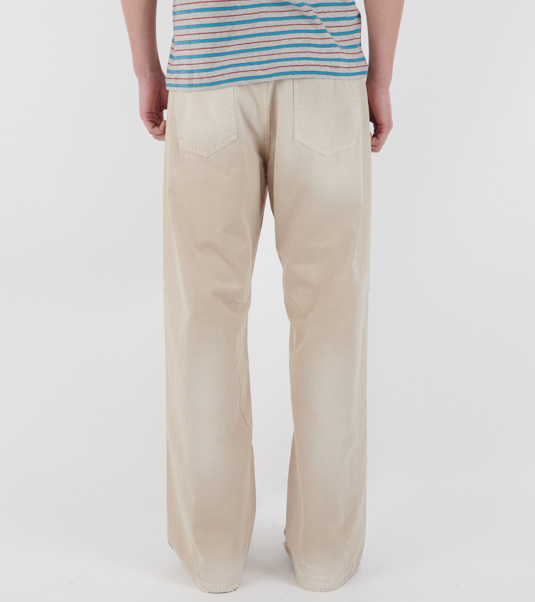 Ralf Cotton Chino Trousers Beige