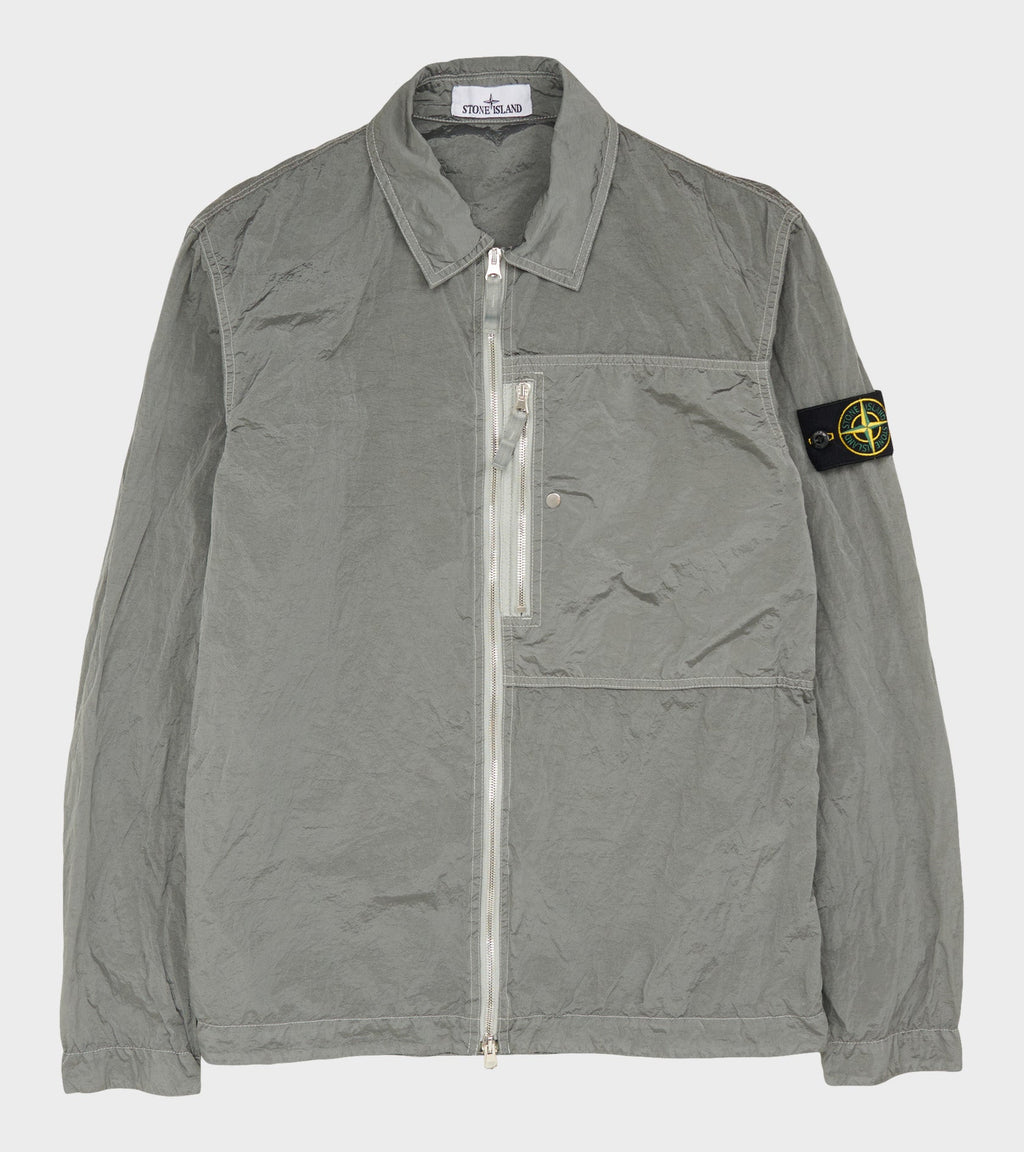 Econyl Nylon Overshirt Grey