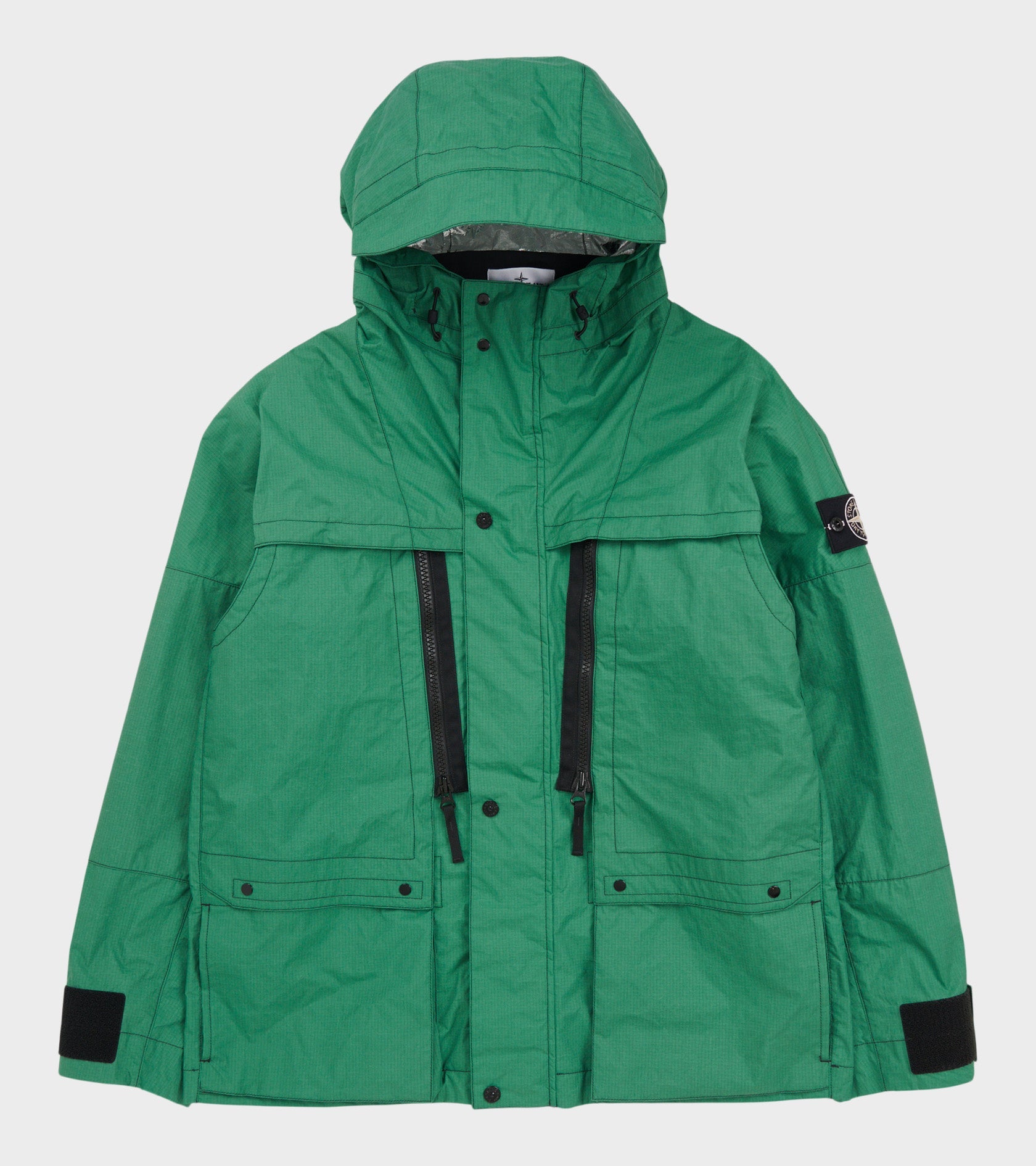 Metal Lamina Ripstop Heat Reactive Jacket Green