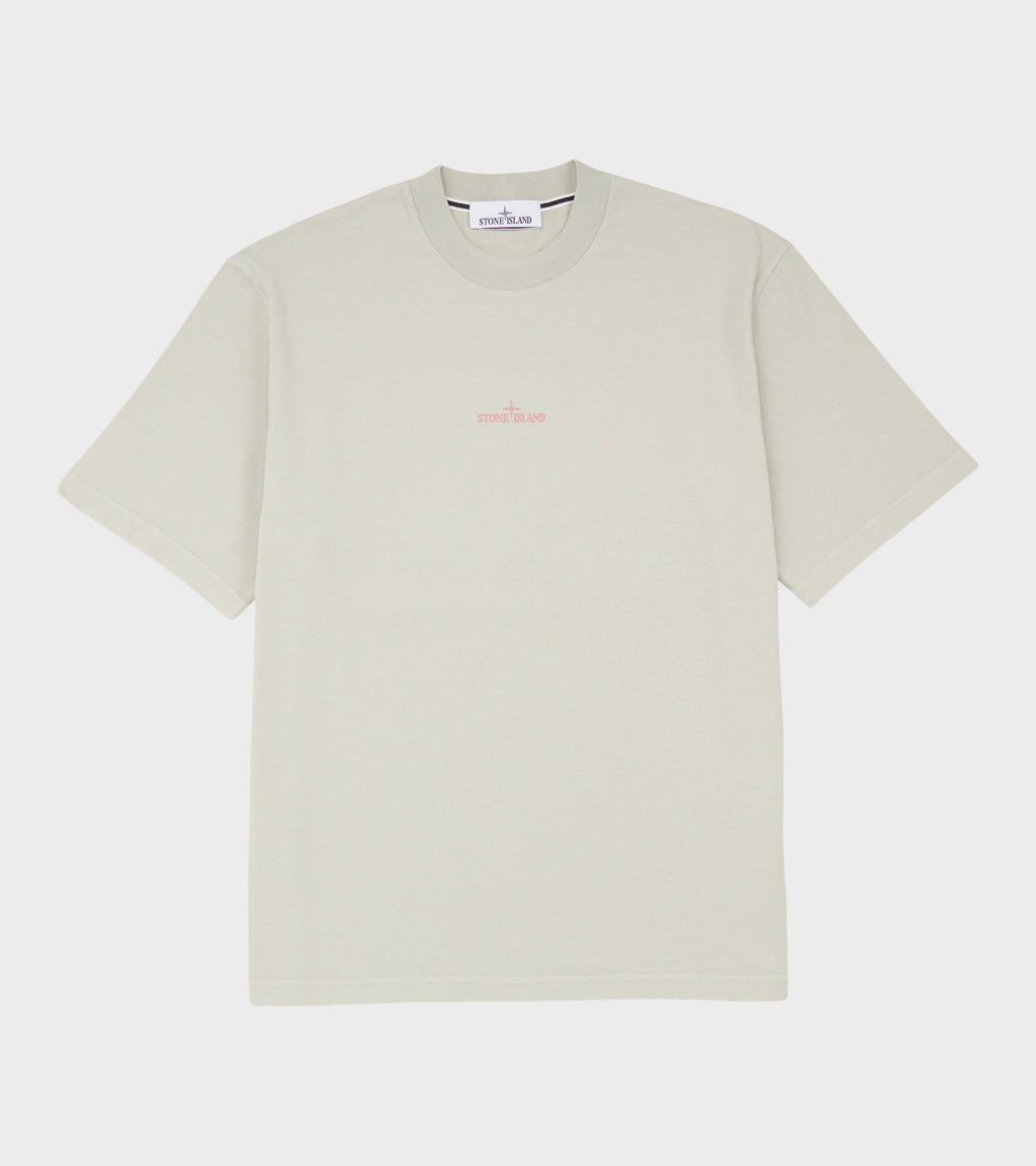 Print T-shirt Sandy Grey