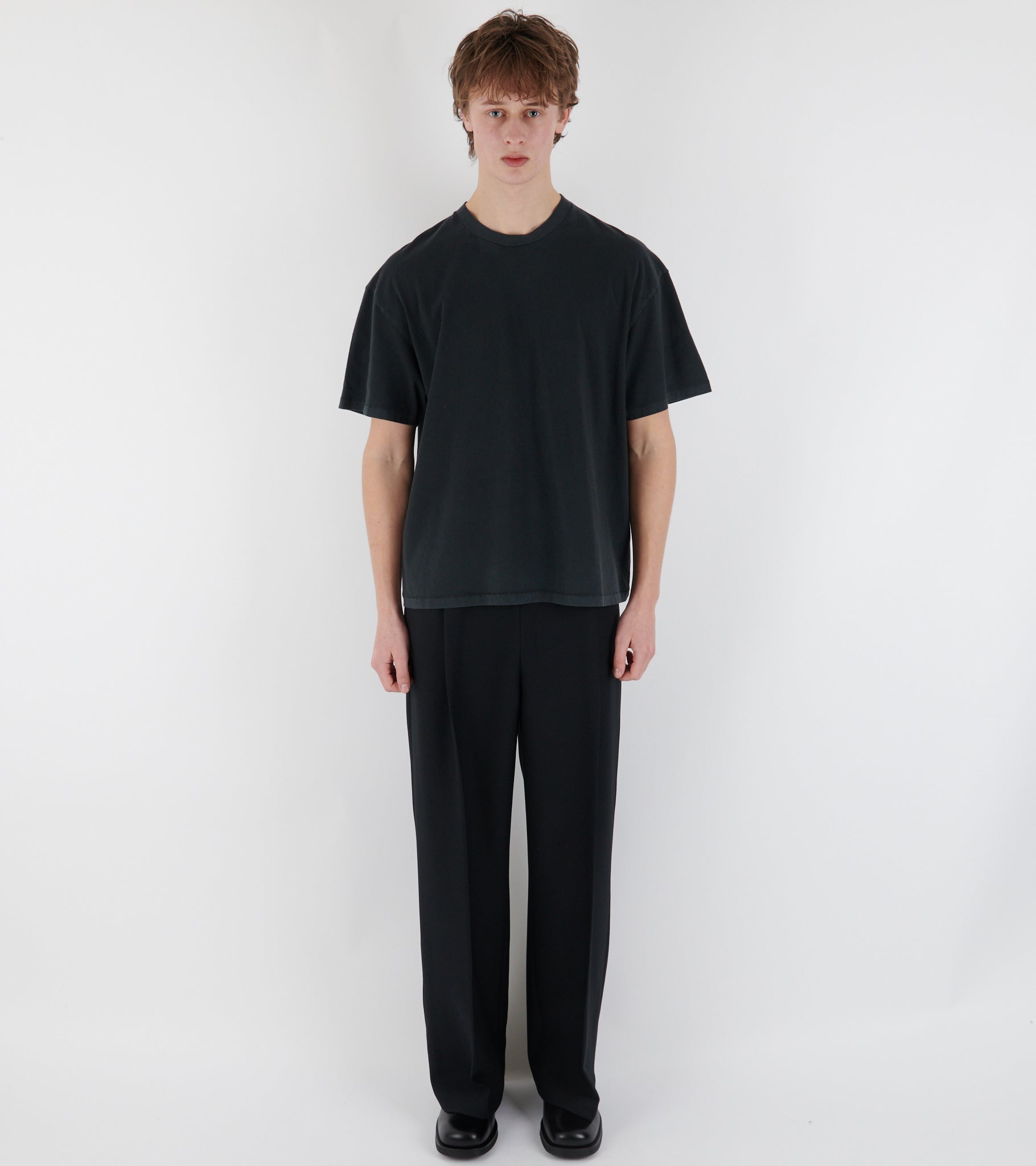 Back Logo Box Tee Black