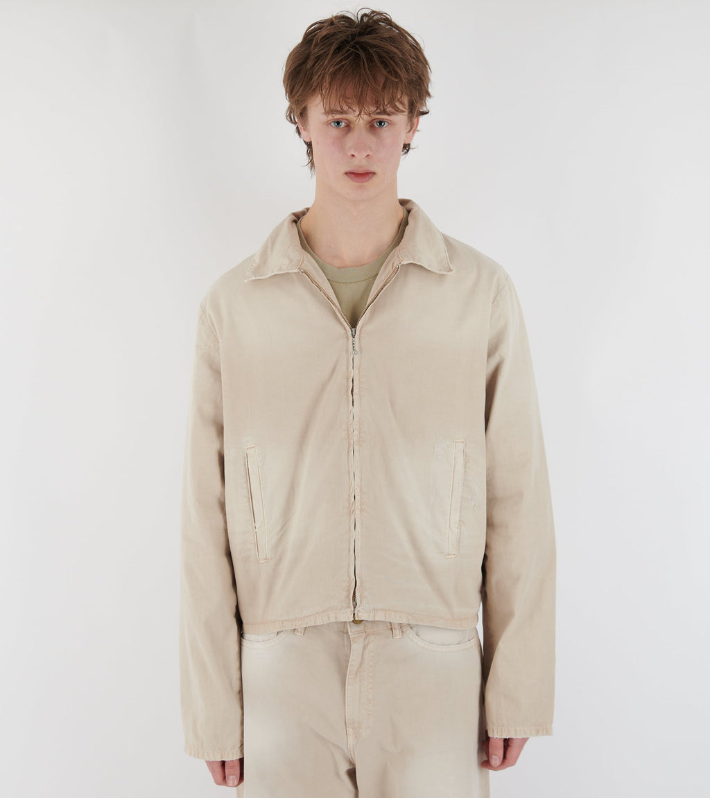 Phil Cotton Logo Jacket Beige