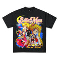 SAILOR MOON ANIME T-SHIRT BLACK