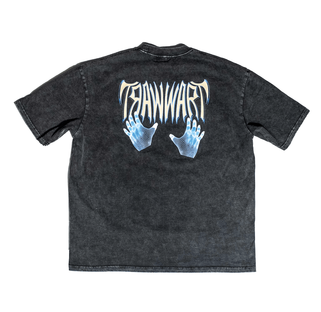 WASHROOMARTIST WRAT T-SHIRT WASHED BLACK