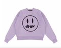 DREW HOUSE PAINTED MASCOT KNIT CREWNECK LAVENDER